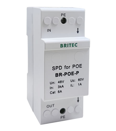 Limitatore di sovratensione di tipo 2 - BR-POE-P - Britec Electric Co., Ltd - per trasmissione di segnali / per reti di dati / per impianto elettrico