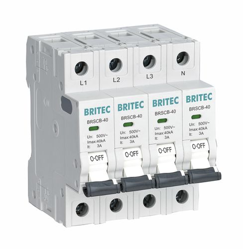 Interruttore termico - BRSCB-40 series - Britec Electric Co., Ltd - contro le sovratensioni / AC / a bassa tensione