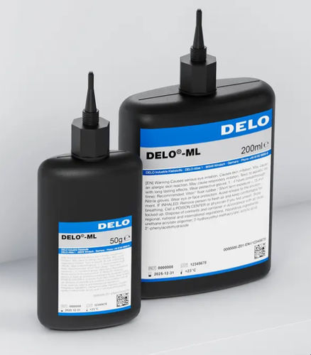 Colla poliuretano - DELO-ML  - DELO Industrial Adhesives - per metallo / per plastica / per vetro
