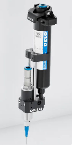 Valvola di dosaggio a spillo - DELO-DOT RE - DELO Industrial Adhesives - volumetrica / con attuatore pneumatico