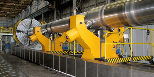 Centro di tornitura CNC - TTV series - PORĘBA Machine Tools - a 4 guide / per lavorazione meccanica pesante / per fresatura