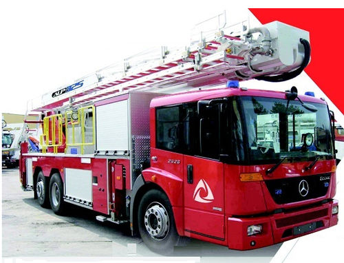 Piattaforma antincendio montata su camion - ALP 325 E - Cela - telescopica / con braccio articolato / per pompiere