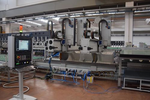 Centro di lavoro a 8 assi - LOGOS LIFE EVO XS - Working Process - universale / per legno / a portale