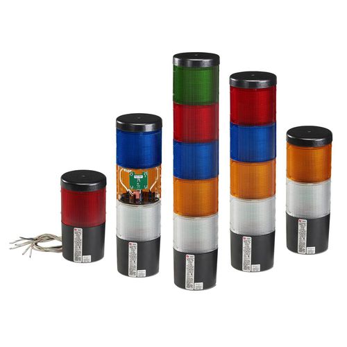 Colonna luminosa lampeggiante - LSL series - FEDERAL SIGNAL - a 3 colori / antideflagrante / per montaggio in superficie