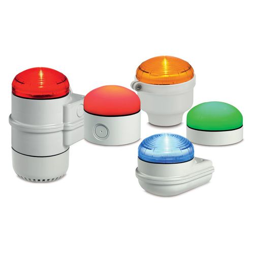 Segnalatore luminoso permanente - SLM300, SLM350 - FEDERAL SIGNAL - flash / LED / 12 V AC