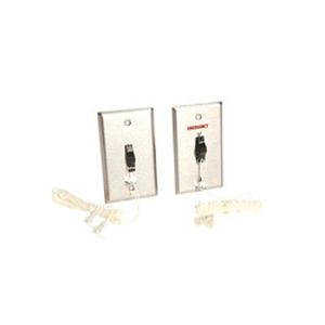 Interruttore a fune - CFA 7302A series - EDWARDS SIGNALING - unipolare / in acciaio inossidabile / a contatto permanente