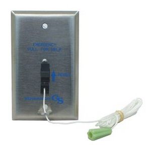 Interruttore a fune - CFA 6537  - EDWARDS SIGNALING - bipolare / in acciaio inossidabile / elettromeccanico
