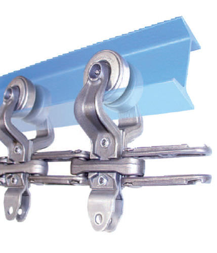 Trasportatore a rotelle - PAC-BEAM™ - Pacline - monorotaia / aereo / orizzontale