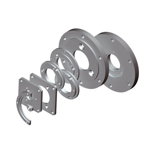 Flangia circolare - Hohner Automaticos - quadrata