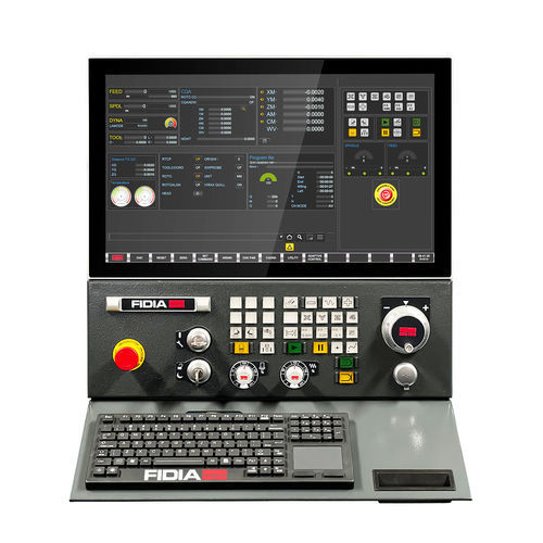 Controllo numerico per macchine utensili - nC19 - FIDIA - compatto / touch screen