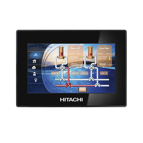 HMI con touch screen resistivo - EH-TPS series - Hitachi Europe GmbH - ad incastro / 800 x 480 / 480 x 272