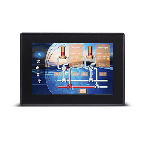 HMI con touch screen resistivo - EH-TP700 series - Hitachi Europe GmbH - a parete / ad incastro / su guida DIN