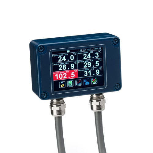 Indicatore di temperatura - MicroSD, RS485 Modbus, RoHS, CE | PM180 - Calex Electronics Limited - digitale / portatile / multivia