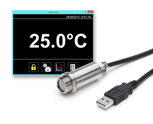 Pirometro senza monitor - PyroMiniUSB - Calex Electronics Limited - USB / IP65 / full IP65