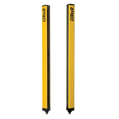 Barriera Fotoelettrica Sicurezza 12 Raggi - Guscio Alluminio IP65, Per Macchine Industriali