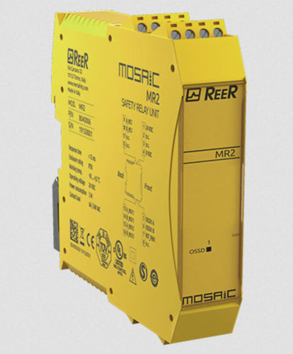 Modulo di estensione per relè di sicurezza - MR series - REER - su guida DIN