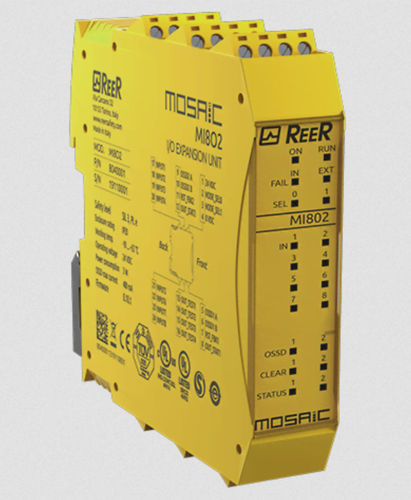 Modulo I/O digitale - MI series - REER - Modbus / 8 ingressi digitali / di sicurezza