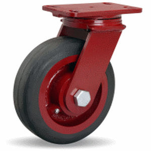 Ruota girevole - FM series - HAMILTON CASTER - con piastra girevole / per carichi pesanti / per mobile