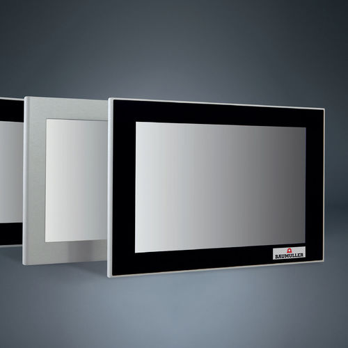 HMI di visualizzazione - b maXX HMI - Baumüller Nürnberg GmbH - a tecnologia capacitiva proiettata / con touch screen resistivo / embedded