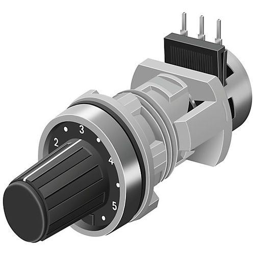 Potenziometro rotativo - 44-745.60-10K1 - EAO France - manuale / elettronico / di controllo
