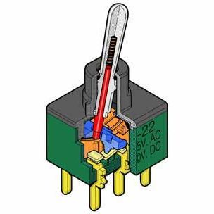 Interruttore a levetta - M2 series - NKK Switches - a leva / unipolare / a tenuta stagna