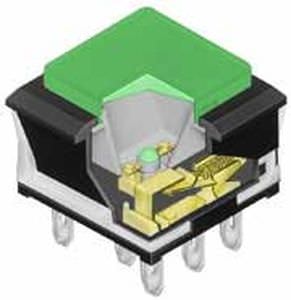 Pulsante a molla - UB series - NKK Switches - piatto / ad azione momentanea / elettromeccanico