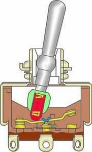 Interruttore a levetta - S series - NKK Switches - a leva / 4 poli / resistente al calore