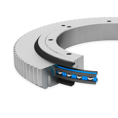 Ralla di orientamento a dentatura esterna - LVE series - Franke GmbH - con sfera con quattro punti di contatto / a corona singola / a quattro punti di contatto