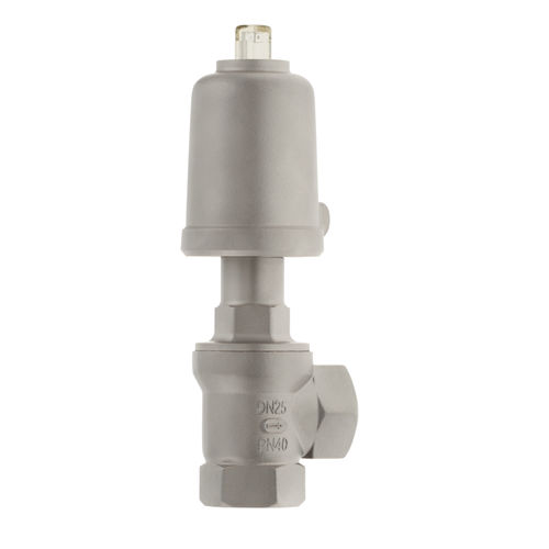 Valvola ad angolo retto - 7050  - Schubert & Salzer Control Systems GmbH - in acciaio inossidabile / per fluidi aggressivi