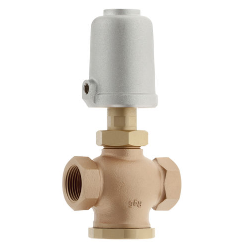 Valvola a comando pneumatico - 7080  - Schubert & Salzer Control Systems GmbH - per gas / in bronzo / a 3 vie