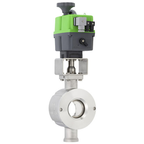 Valvola a sfera - 4030 - Schubert & Salzer Control Systems GmbH - con attuatore elettrico / di controllo / di arresto