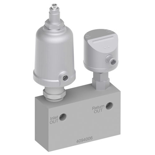 Valvola di protezione contro il funzionamento a secco - 7005 - Schubert & Salzer Control Systems GmbH - pneumatica / a sede inclinata / per pompa