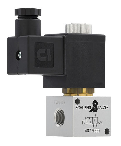 Elettrovalvola a comando assistito - 7090 - Schubert & Salzer Control Systems GmbH - a 3 vie
