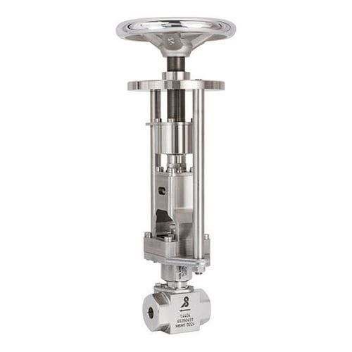 Valvola con volante - 7045 - Schubert & Salzer Control Systems GmbH - per gas / filettata / a saldare