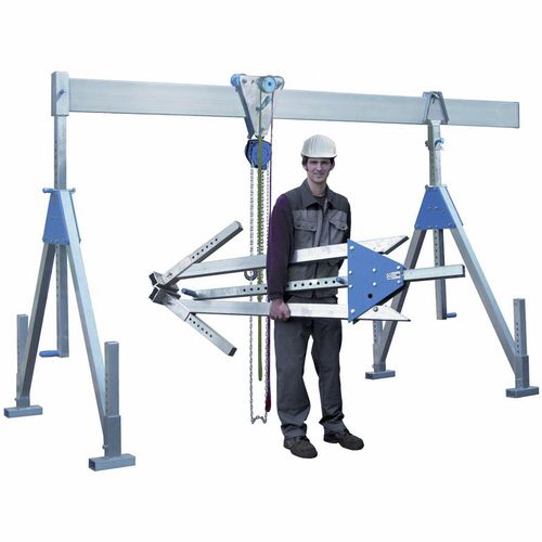 Gru a cavalletto per officina - CS-SKE series - Carl Stahl GmbH - in alluminio / monotrave