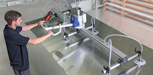 Ventosa di sollevamento per lamiera - VacuMaster Eco series - Carl Stahl GmbH - per lastre di pietra / per fusti / orizzontale