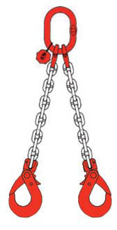 Braca di sollevamento a catena - 6280.20 series - Carl Stahl GmbH - 2 tiranti / in metallo