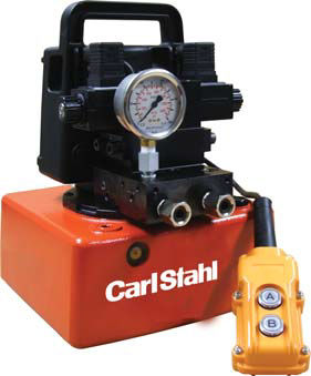 Pompa idraulica a pistone - HEP series - Carl Stahl GmbH - con motore elettrico / mobile