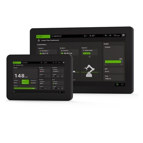 Interfaccia uomo-macchina con touch screen multitouch - C6 X1 series - KEB Automation KG - a tecnologia capacitiva proiettata / con touch screen capacitativo / a parete