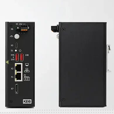 PC edge - C6 E32 - KEB Automation KG - su guida DIN / Intel Atom® x7433RE / Ethernet