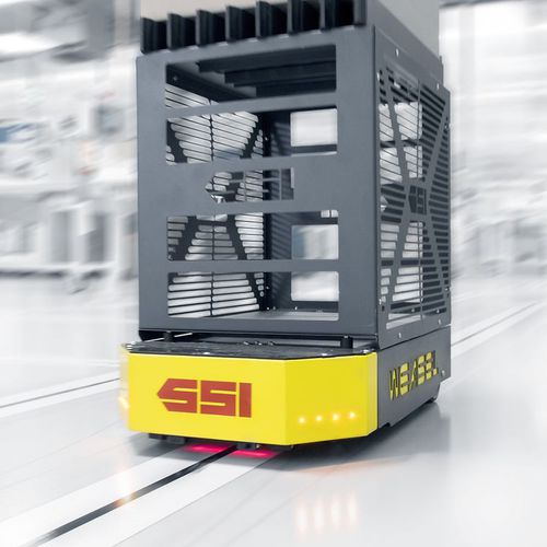 Veicolo a guida automatica per movimentazione - WEASEL® - SSI SCHÄFER - da trasporto / per magazzino