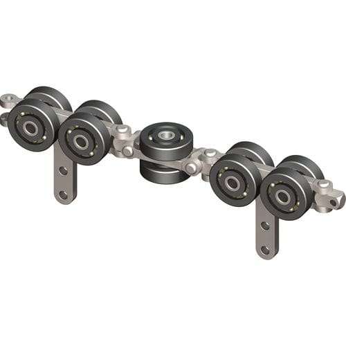 Trasportatore a catena - STS 550M - RAIL TECHNIEK - orizzontale / da trasporto / con motore elettrico