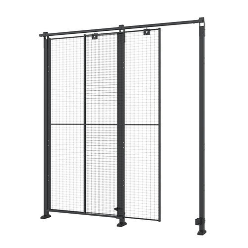Porta scorrevole - D20-XXX100 - AXELENT - con cerniera / per interno / di accesso