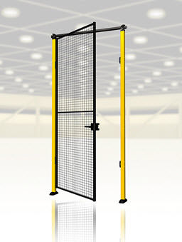 Porta battente - D series - AXELENT - in metallo / industriale / per interno