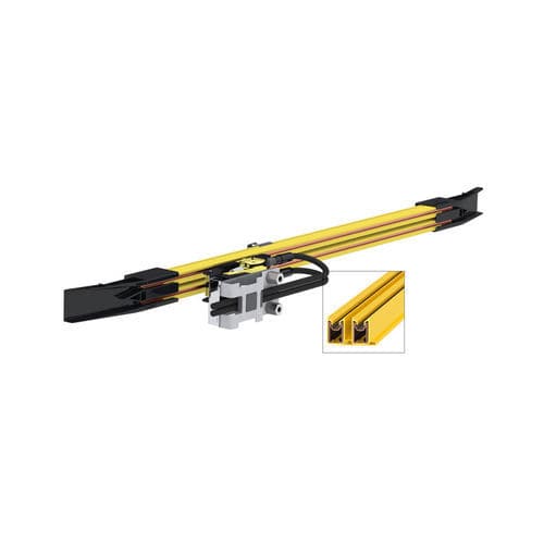 Rotaia conduttrice bipolare - ChargeLine 0865 Series - Conductix-Wampfler - in rame / ad alta frequenza / AC/DC