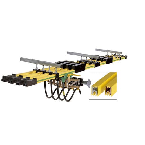 Rotaia conduttrice unipolare - Single PowerLine 0813 Series - Conductix-Wampfler - in alluminio / in rame / in acciaio inossidabile