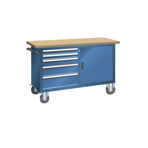 Banco da lavoro in legno - 41.430.010 - LISTA - a cassetti / mobile / a porta