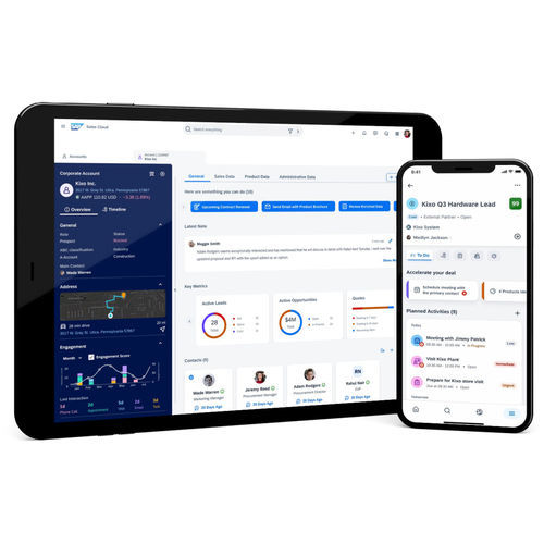 Software di automatizzazione della forza di vendita - Sales Cloud - SAP - embedded / collaborativo