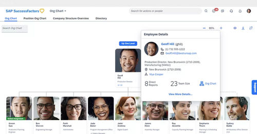 Software di gestione degli orari - SuccessFactors Employee Central - SAP - di gestione delle assenze / di automatizzazione / di pianificazione