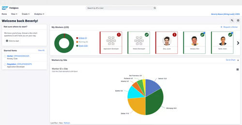 Software di gestione - Fieldglass Contingent Workforce Management - SAP - di analisi / di regolazione / per reportistica